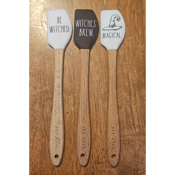Rae Dunn Other - 3 Piece Small Spatulas Bundle New Rae Dunn Witch Theme Halloween Fall Baking